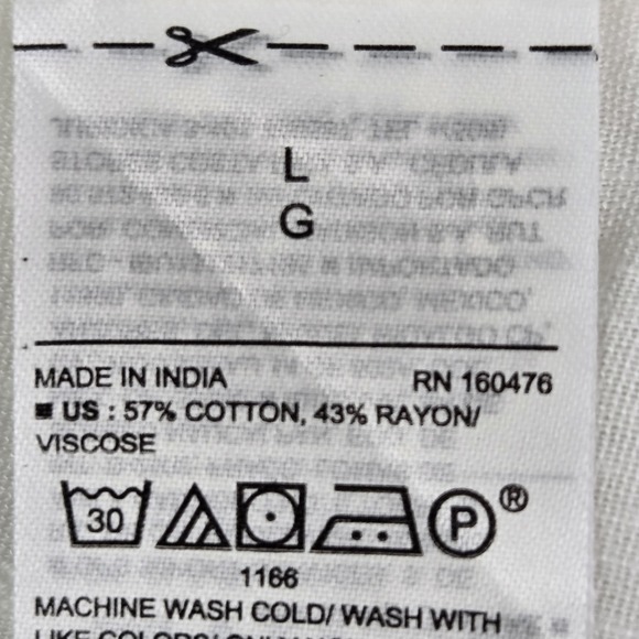 Old Navy Women Blouse L White Button Round Neck Front - Picture 3 of 9